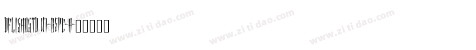 DFLiShuStd W7-B5pc-H字体转换